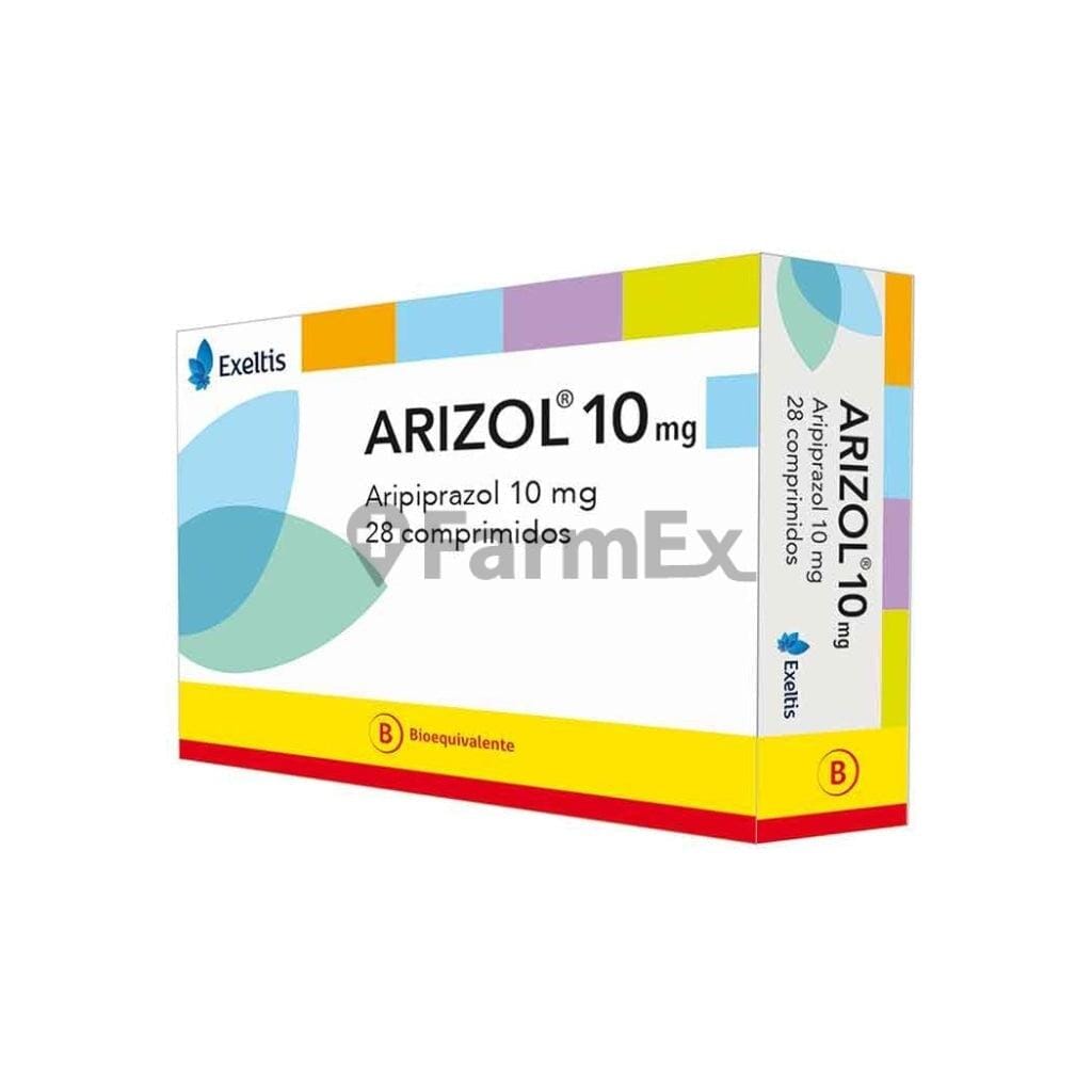 Arizol 10 mg x 28 comprimidos Farmex-Pluxee-Persistente